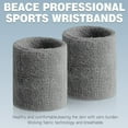 BEACE Sweatbands Sports Wristband for Men Women Moisture Wicking BEACE Sweatbands Sports Wristband for Men Women Moisture Wicking