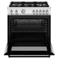 thumbnail image 3 of Bertazzoni Mas365dfmv Master 36" Wide 5.9 Cu. Ft. Free Standing Dual Fuel Range -, 3 of 5