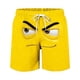 thumbnail image 4 of Ceisia Eye-Catching Stretchy Mens Loose Fit 5-Inch Swim Trunks Side-Eye Grumpy Emoji Print Beach Casual Shorts Gifts, 4 of 5