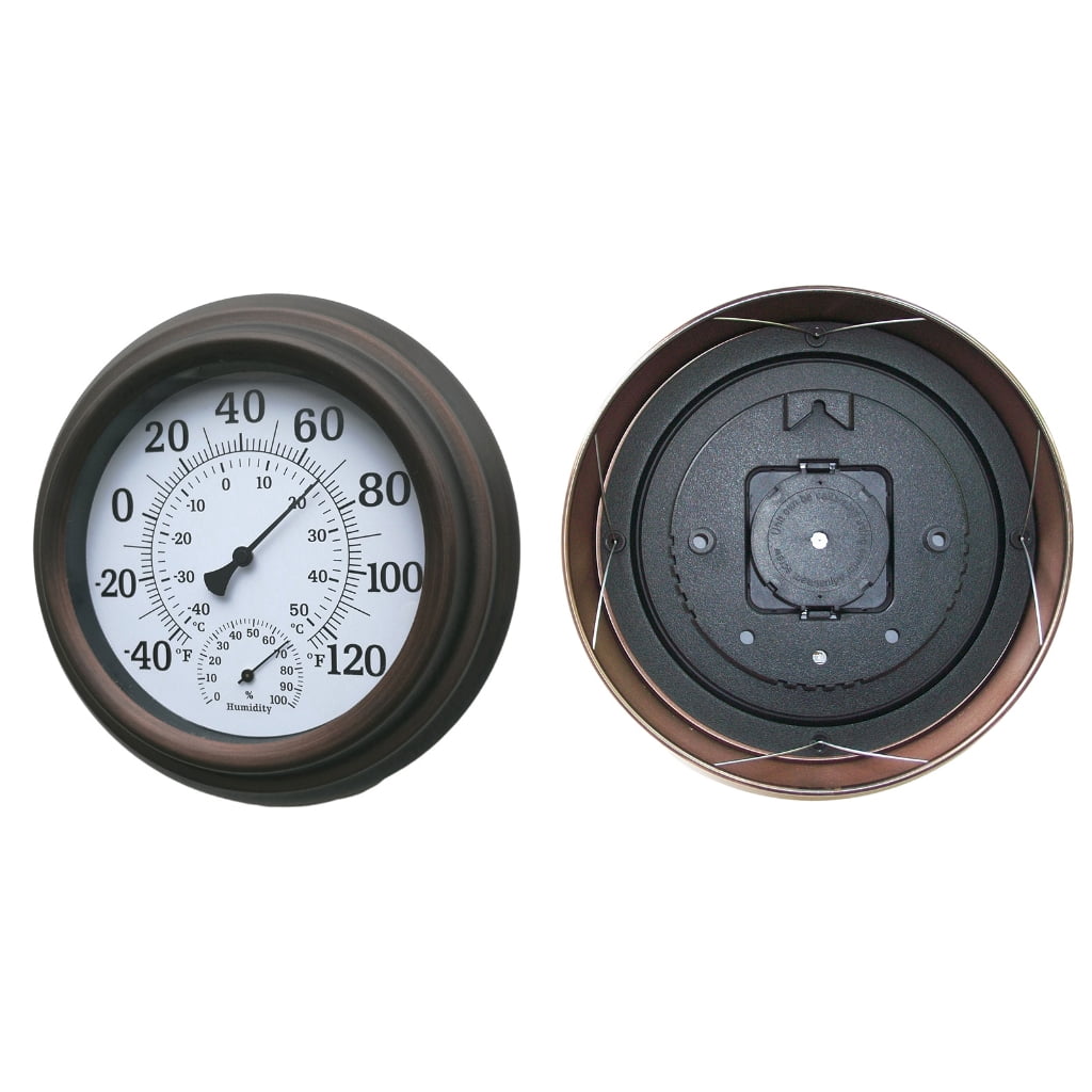 Indoor Outdoor Large Number Wall Hygrometer Hanging Hygrometer Garden Decoration