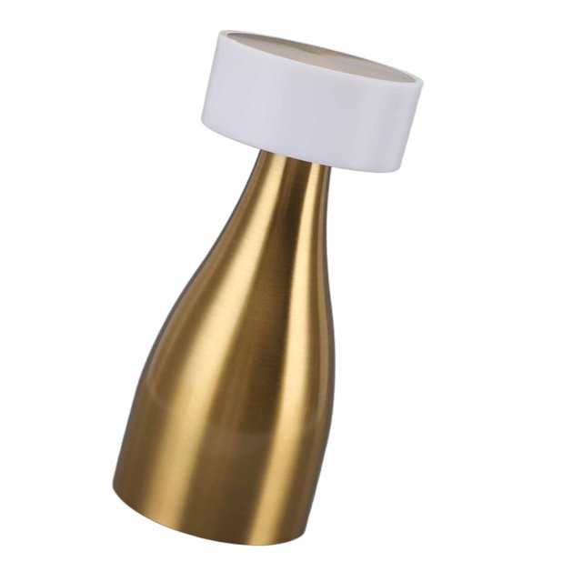 Lámpara de Hierro Forjado Diseño del Cuerpo Lámpara de Mesa de Metal Recargable Cálido Blanco y Neutro Luz de Cabecera Regulable en 3 Colores Luz de Carga Táctil para ANGGREK Otros