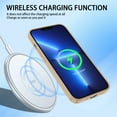 thumbnail image 4 of SaniMore for iPhone 13 Pro Max 6.7" 2021 Transparent Magnetic Case, Rugged Clear PC Back & TPU Bumpers Case with Wireless Charging for iPhone 13 Pro Max Shockproof Protective Cover, Yellow, 4 of 9