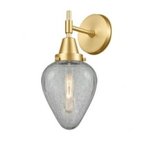 447-1W-SG-G165 Innovations Lighting Geneseo - 1 Light Wall Sconce-14 Inches Tall and 6.5 Inches Wide-Satin Gold Finish-Clear Crackled Glass Color