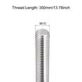 thumbnail image 2 of Unique Bargains Fully Threaded Rod M10 x 350mm 1.5mm Thread Pitch 304 Stainless Steel Right Hand Threaded Rods Bar Studs 2 Pack, 2 of 4