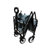 INTEXCA Mini Foldable Multi-Function Wagon for Shopping, Travel - Grey