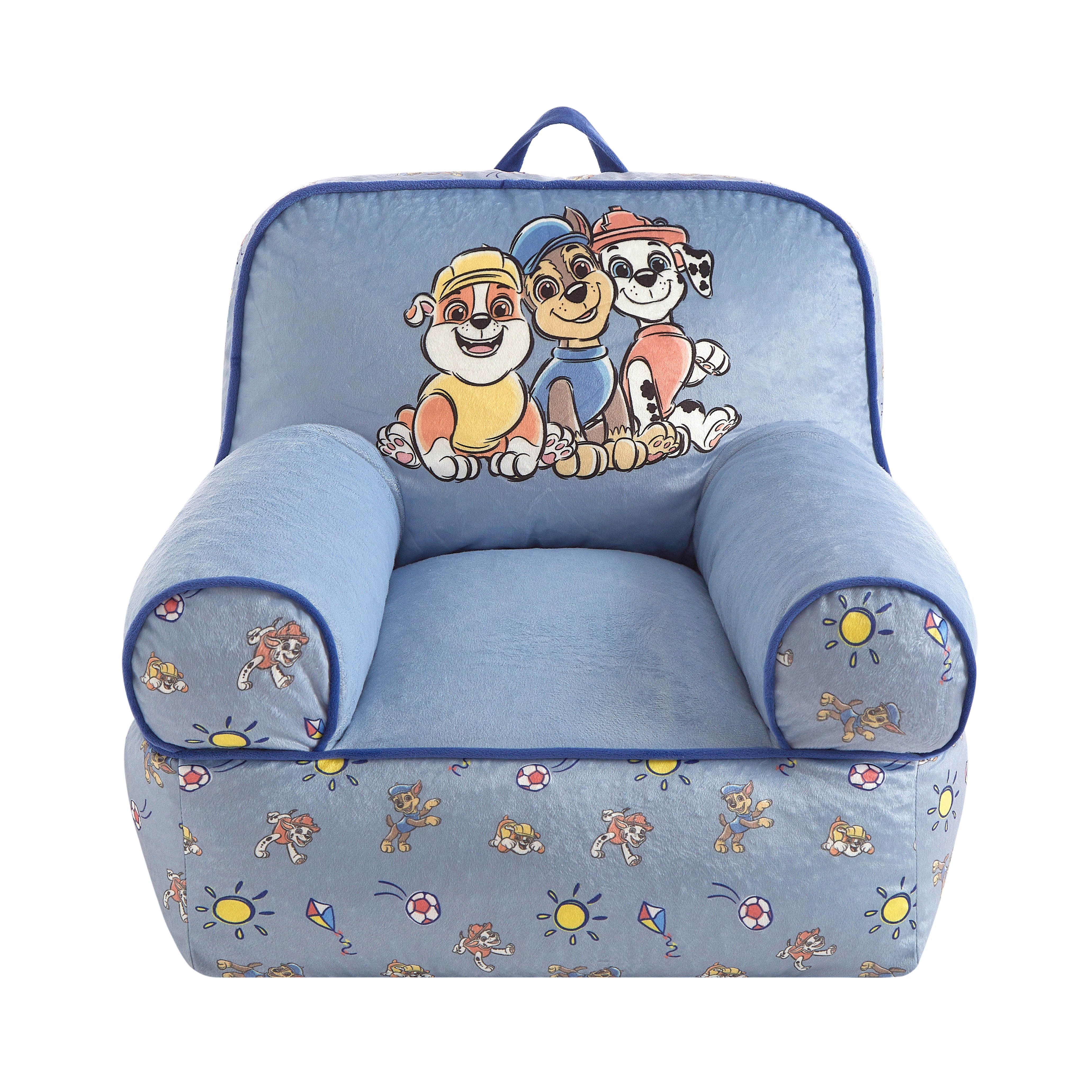 Paw Patrol Toddler Square Bean Bag Chair, Blue