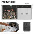 thumbnail image 7 of Drydeepin Mushroom Daisy Starry Night Car Back Seat Cover, Rear Bench Seat Towel Cover Breathable Non-Slip Rear Seat Cover Universal Fit for Sedans SUVs Truck Auto Interior Decor, 7 of 7