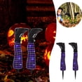 thumbnail image 1 of Xihbxyly Decoración de Piernas de Bruja, Diseño Atmosférico, Espuma Realista y Material de Poliéster, Ideal para Jardín, Patio o Fiesta de Halloween, Uso Interior y Exterior, Juego de 2 Piezas., 1 of 6