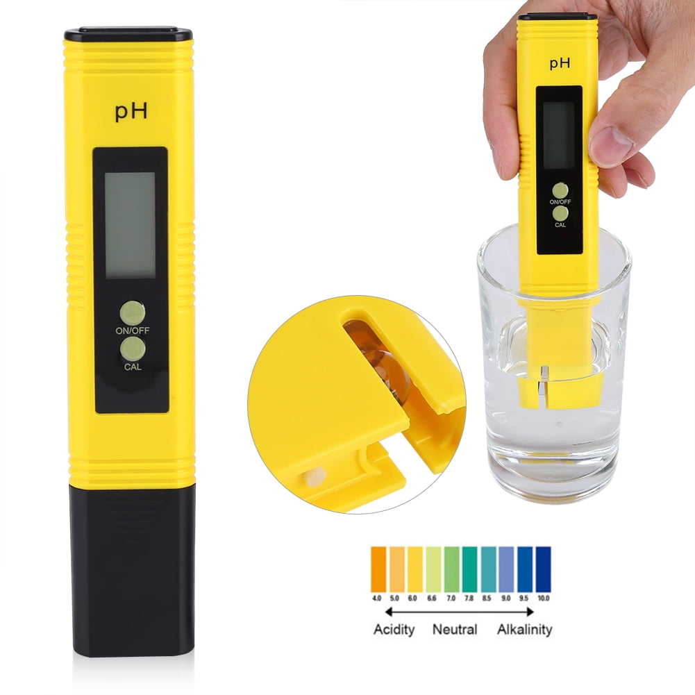 Aquarium Hydroponics 3-in-1 Digital PH Meter,Aideepen ±0.1 PH High Accuracy 3 in 1 PH TDS Temp Tester for Household Drinking Water Lab 