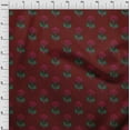thumbnail image 3 of oneOone Organic Cotton Poplin Twill Fabric Leaves & Floral Block Print Sewing Fabric BTY 42 Inch Wide, 3 of 4