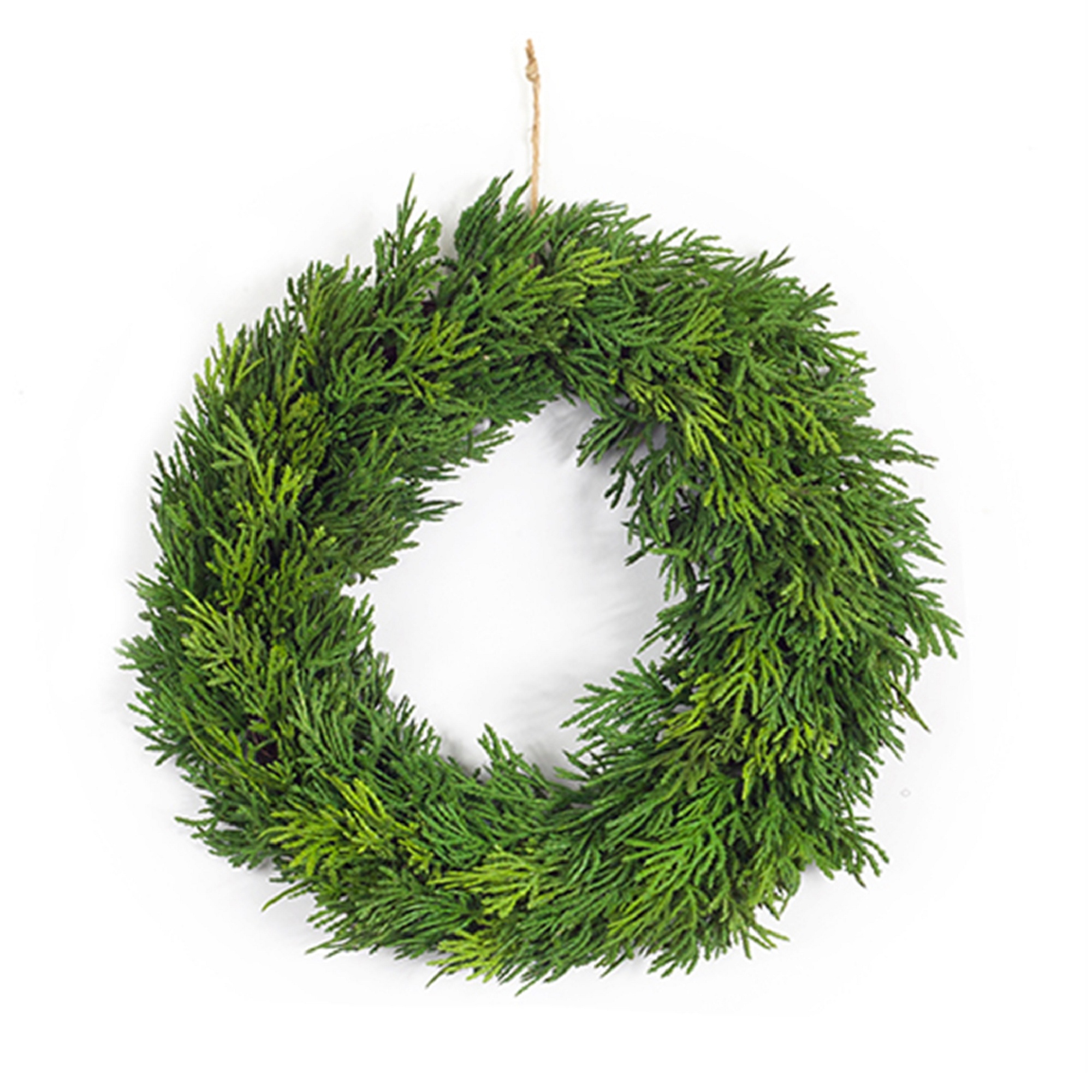 Pack of 4 Green Pine Artificial Christmas Wreath- Unlit 13&quot; - Walmart.com