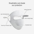 thumbnail image 4 of Full Face Cover Sunscreen Face Veil UV Protection Sun Shield Face Cover for Women Girls Summer Hat with Eye Shield, 4 of 4