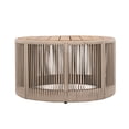thumbnail image 4 of Noble House Outdoor Beige Rattan Rope & Acacia Wood Coffee Table,Weather Resistant Patio Balcony Furniture for Garden Yard,Beige+Natural, 4 of 9
