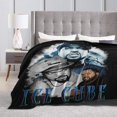 thumbnail image 2 of ICES Cube Blanket Throw Bedding Room Decor Flannel Blankets for Bed Sofa Warm Blankets 40"x30", 2 of 6