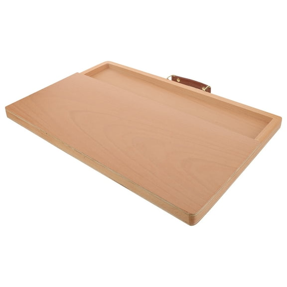 YuYiSan Wood Sketch Board with Drawer Lightweight Drawing Board Outdoor Painting Board Art Supply