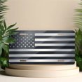 thumbnail image 4 of Metallic US Flag Front License Plate, Metal License Plate, Funny Standard Plates Personalized Novelty Decorative For Men/Women/Boys/Girls Car 6×12 Inch, 4 of 6