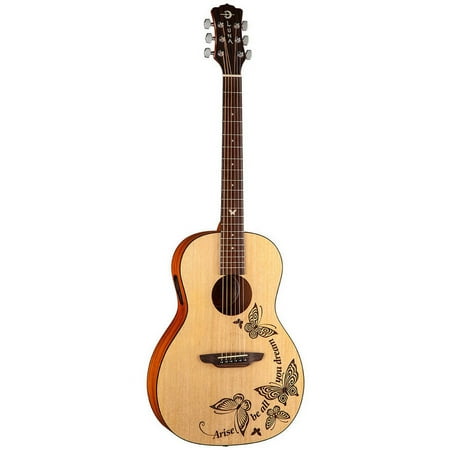 Luna Gypsy Dream Parlor Acoustic/Electric Guitar