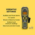 thumbnail image 2 of General Tools MMH800 4-In-1 Combo Moisture Meter, Pin Type or Pinless, Temperature and Humidity, Dual LCD Displays, Audible Al, 2 of 6
