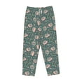 thumbnail image 4 of Balery Hedgehogs and Flowers print Women's Pajama Pants,Ultra Lightweight Pjs,Lounge Pant-XX-Large, 4 of 9
