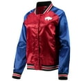 thumbnail image 2 of Women's Mitchell & Ness Red Buffalo Bills Team 2.0 Satin Raglan Full-Snap Jacket, 2 of 4