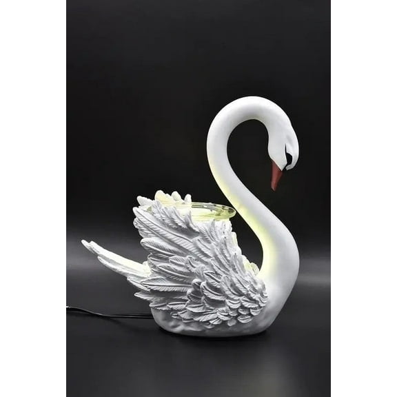 Swan, White Wax And Oil Warmer Electric Decorative Warmer