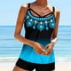 thumbnail image 3 of Acyse Womens Bikinis for Summer Clearance Juniors Split Three-piece Printed Cute Swimsuit, 3 of 3