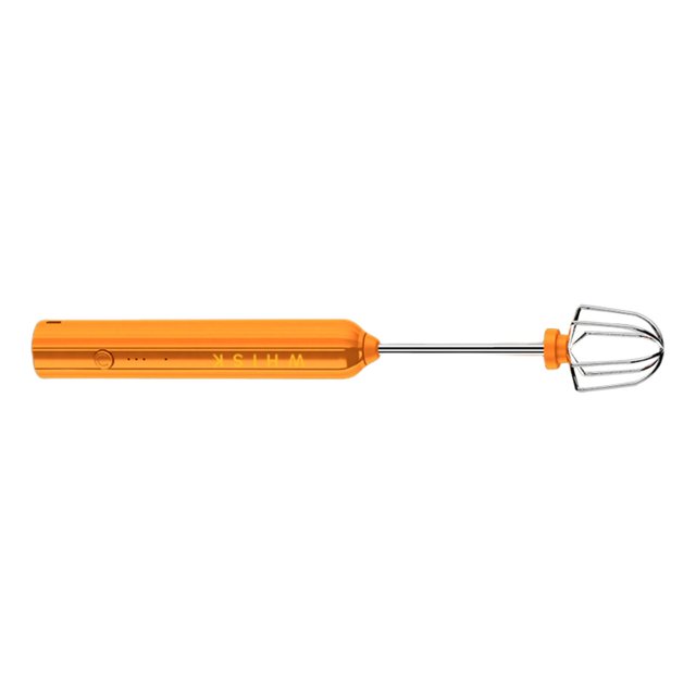 de huevos inalámbrico Mezclador de mano Espumador de velocidades ajustable para chocolate caliente naranja Zulema Vaporizador de leche