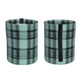 thumbnail image 3 of Round Car Trash Can 7×5.9in Waterproof, Durable, Not Easy To Fade, Easy To Install And Disassemble To Prevent Interior Pollution Paleturquoise Buffalo Plaid Check Tartan Scotland_3, 3 of 7