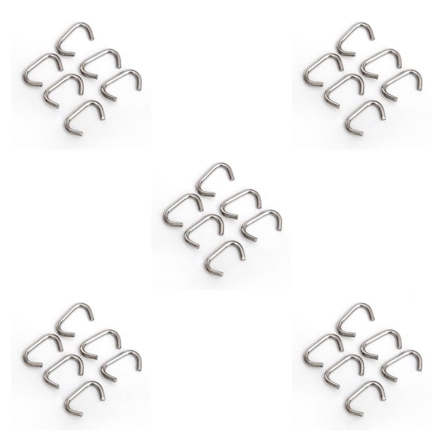 bedienty 6pcs Scuba Sidemount Clip Professional Sturdy Nylon Band Clamp Stainless Steel Fixator Clips Diving Tool Fix Holder 2mm 5Set