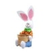 thumbnail image 3 of Cesta de conejo de Pascua divertida, huevos, dulces, cesta de regalo, manualidades, 3 of 9