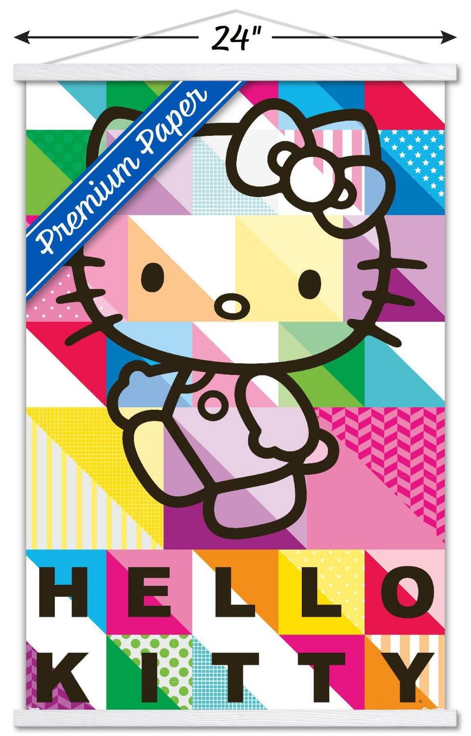 Hello Kitty - Patterns Wall Poster, 22.375" x 34"