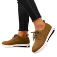 thumbnail image 2 of EKVAHL Orthopedic Dress Shoes for Women Lace Up Platform Casual Shoes, Soft Upper Comfort Walking Sneakers, Lightweight Non Slip Wedge Sole Daily Oxford Shoes, 2 of 6