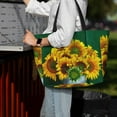 thumbnail image 6 of Rocae Sunflowers in Bucket for Large Women's Waterproof Beach Bag Tote with 7 Pockets Pool Bag for Travel Gym Vacation, 6 of 6