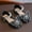 Black, variant on ATOGUTA Dress Shoes for Toddler Girls Flats Mary Jane Flower Wedding Party Glitter Shoes for Kids Toddler