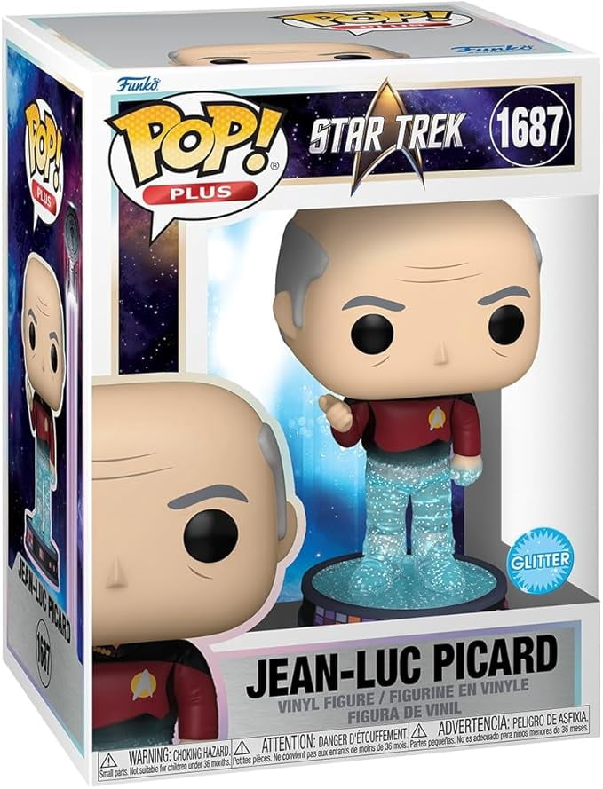 Funko POP! Plus: Star Trek Transporter - Jean-Luc Picard - Walmart.com