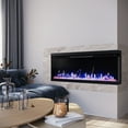 thumbnail image 6 of Modern Ember Skyline 50 Inch Linear 3 Sided Smart Electric Fireplace - 70+ Color Options | Compatible with Alexa and Google Assistant, 6 of 9