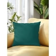 thumbnail image 2 of 1 Pack Outdoor Throw Pillow, Dark Green Waterproof Pillow with Insert Included, Modern Pure Dark Green Decorative Accent Cushion Sofa Pillows for Patio Porch, 18 x 18 In, 2 of 8