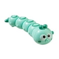 thumbnail image 1 of Green Wind Up Crawling Caterpillar Toy For Kids Early Development With Clockwork Movement And Color Recognition Size Approx 5.9In Long Weight 0.09Lb Fun Playtime Activity, 1 of 8