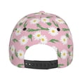 thumbnail image 3 of Lsque Daisies Flowers Baseball Cap Trucker Low Profile Hat Golf Dad Hat Adjustable Original Classic Unconstructed Plain Cap Men Women, 3 of 9