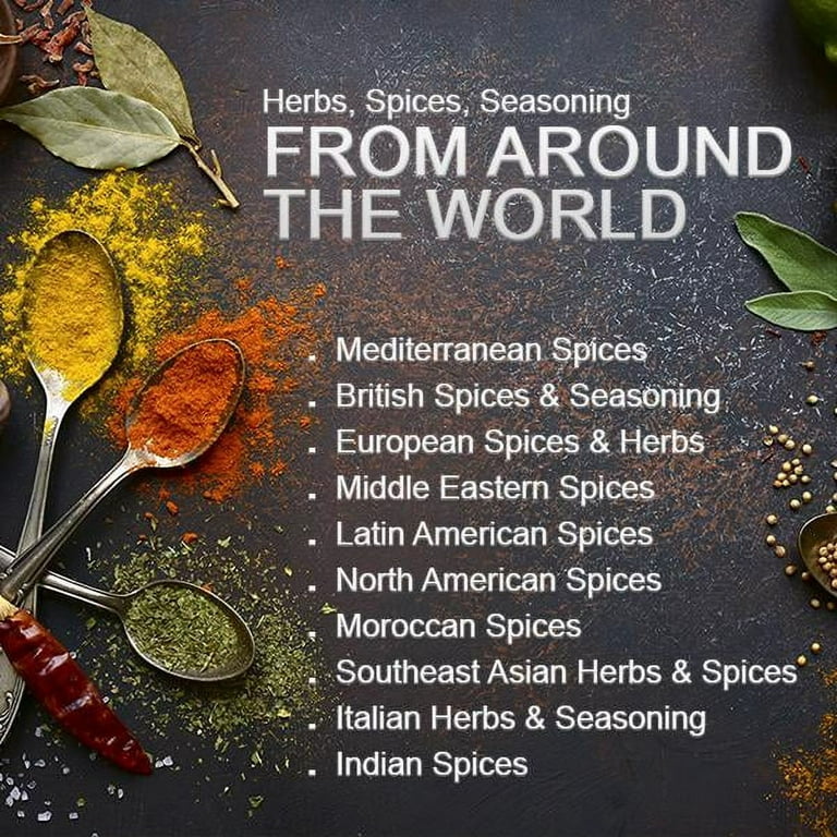 6 Pack Spices & Saffron Cooking Gift Set 