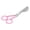 Pink, variant on Duckbill Scissors, Stainless Steel Blades Ergonomic 6 Inch Duckbill Applique Scissors  for Yarn Trimming for Cutting Clothes Lake Blue,Roseate,Yellow,Black