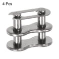 thumbnail image 3 of Unique Bargains 4Pack #60 Chain Master Connector Link Roller 3/4' Pitch Stainless Steel for 12A Chain, 3 of 6