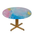 thumbnail image 3 of Acheng 0_0 (94) Round Tablecloth, Polyester Fiber, Multiple Sizes, Machine Washable 46-50, 3 of 8
