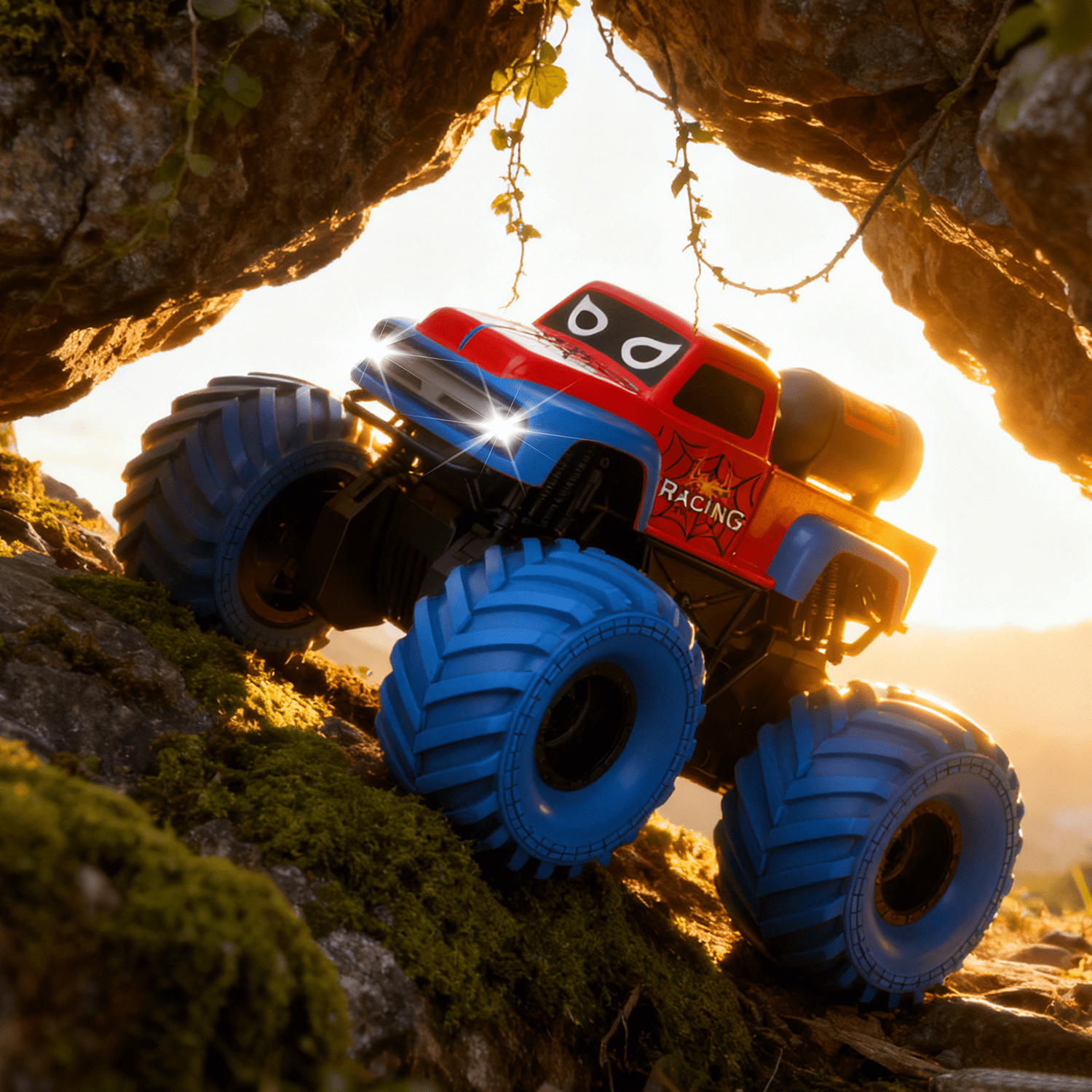 ZOGYMOZ 1:16 Waterproof Rc Car, Amphibious  Remote Control Car, 4WD All Terrain Off-Road Monster Truck Toy for Kids Gifts Presents