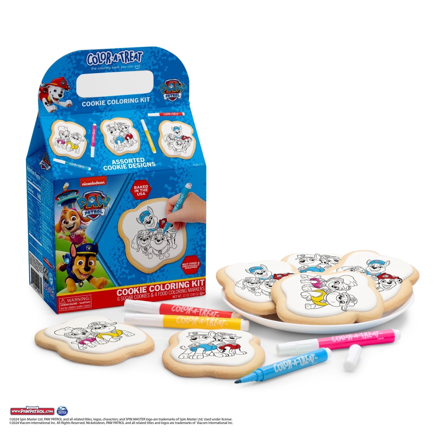 Color A Treat Dr. Seuss Cat in the Hat Cookie Coloring Kit