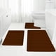 thumbnail image 2 of Price cut Memory Foam Bathroom Rug Set 3 Piece, Non Slip Extra Soft Absorbent Bath Mats, Machine Washable & Dry Toilet Mat Sets For Bathroom Floor, 2 of 3
