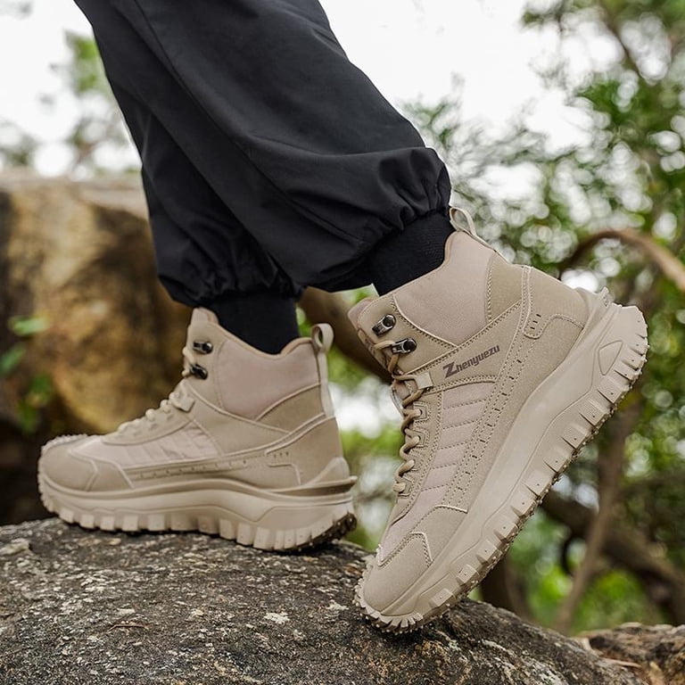 CORASUN Men's All-Terrain Hiking Boots, Lightweight & Breathable