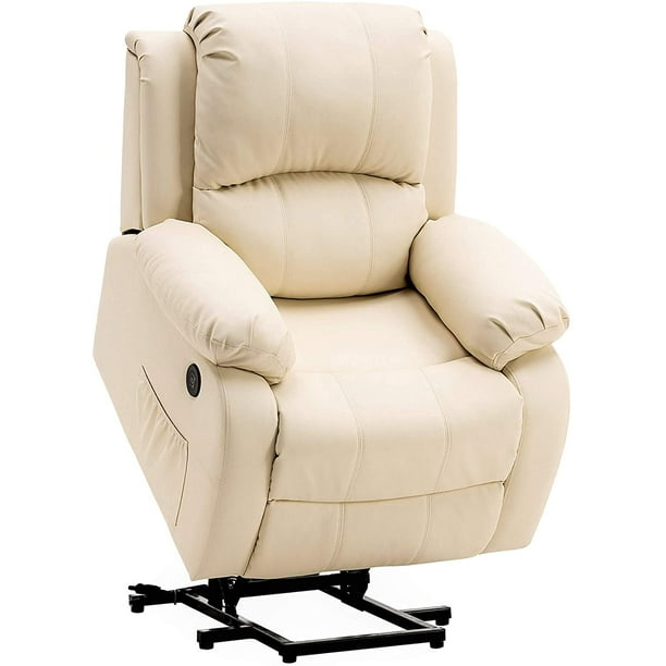 Mcombo Small Sized Electric Power Lift Recliner Chair Sofa With Massage And Heat For Small