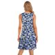 thumbnail image 4 of WILLBEST Vestido Corto De Verano Para Mujer, Color Liso, Para Playa, Elegante, Flotante, Largo Medio, Cuello Redondo, Sin Mangas, 4 of 4