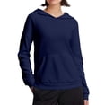 thumbnail image 2 of Basic Hoodies for Women 2025 Fall Winter Long Sleeve Plain Loose Hooded Sweatshirt with Pockets Pullover Tops, 2 of 5